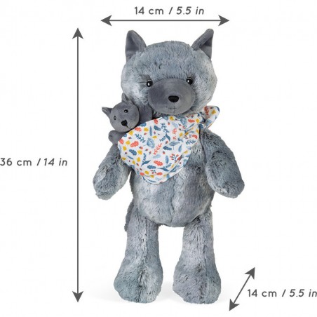 Peluche maman louve Louise - Kaloo