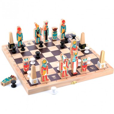Jeu De Dominos Hiéroglyphes Le Louvre – En Bois Pour Enfants Dès 24 Mois | Jeu Éducatif Et Ludique