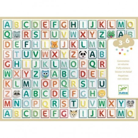 Gommettes Djeco - Alphabet