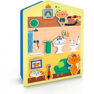 Jeu magnétique Maison InZeHouse - Inzebox Djeco