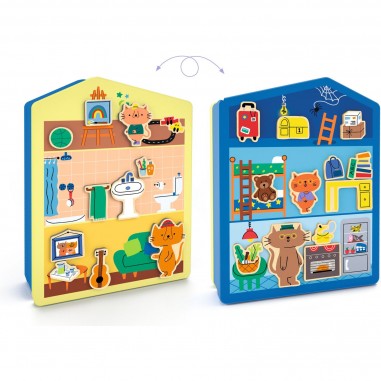 Jeu magnétique Maison InZeHouse - Inzebox Djeco
