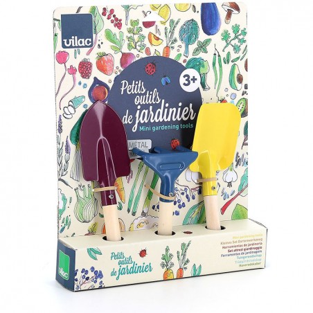 Petits outils de jardinier : Pelle Râteau - Outils De Jardinage Enfant En Bois - Vilac