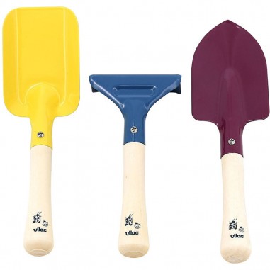 Petits outils de jardinier : Pelle Râteau - Outils De Jardinage Enfant En Bois - Vilac