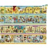 Grande frise historique - puzzle géant 3 mètres - 4 x 100 pcs - Vilac