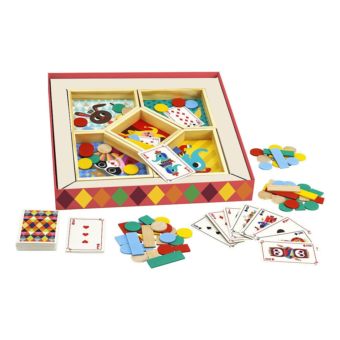 Jeu De Dominos Hiéroglyphes Le Louvre En Bois - Vilac - Pour Enfants à Partir De 24 Mois