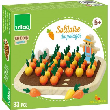 Le Solitaire du Potager - Jour de Récolte - Jeux enfants - Vilac