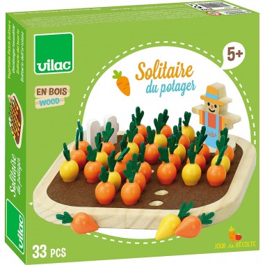 Le Solitaire du Potager - Jour de Récolte - Jeux enfants - Vilac