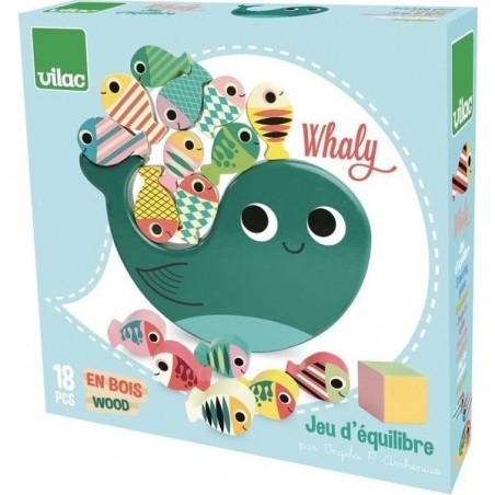 Whaly by Ingela Arrhenius, Jeu d'équilibre en bois - Vilac