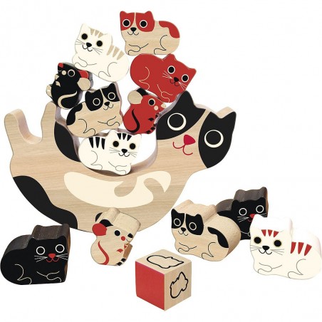 Catiminy by Ingela Arrhenius, Jeu d'équilibre en bois - Vilac