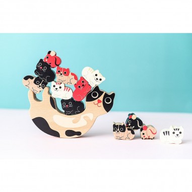 Catiminy by Ingela Arrhenius, Jeu d'équilibre en bois - Vilac