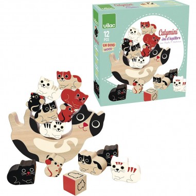 Catiminy by Ingela Arrhenius, Jeu d'équilibre en bois - Vilac