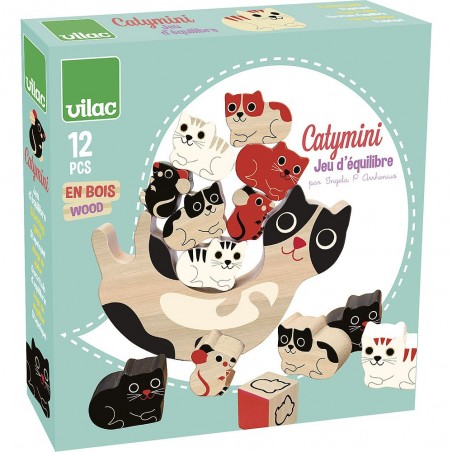 Catiminy by Ingela Arrhenius, Jeu d'équilibre en bois - Vilac