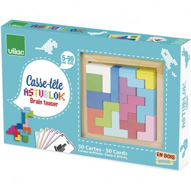 Astublok, Jeu casse-tête, Casse-tête en bois pour enfant - Vilac
