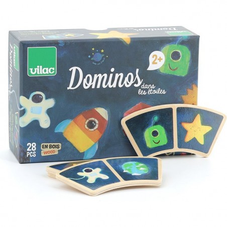 Dominos dans les étoiles - Jeu de société éducatif - Vilac