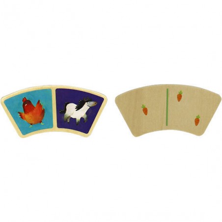 Dominos de la ferme - Jeu de société éducatif - Vilac