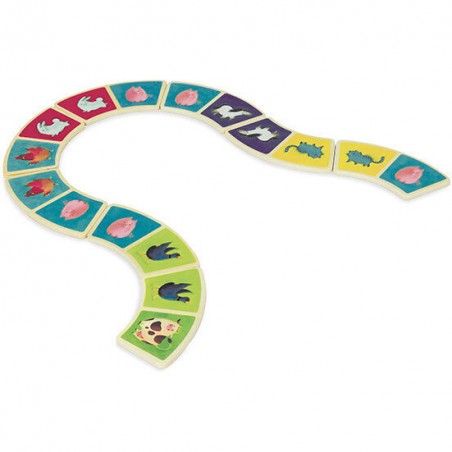 Dominos de la ferme - Jeu de société éducatif - Vilac
