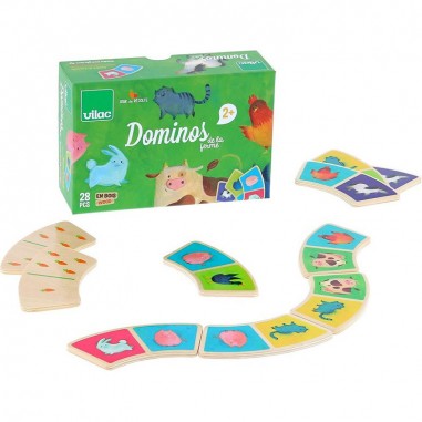 Dominos de la ferme - Jeu de société éducatif - Vilac