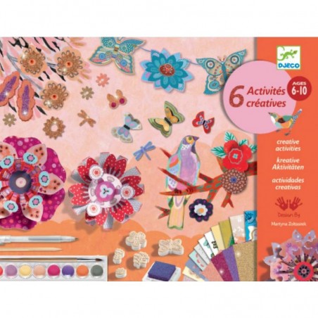 Coffret d'activités créatives Djeco - Flower Box