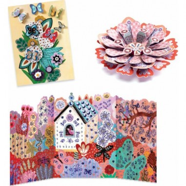 Coffret d'activités créatives Djeco - Flower Box