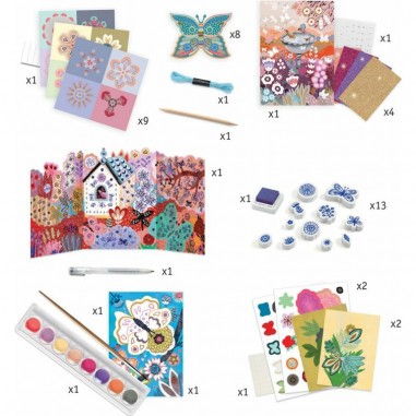 Coffret d'activités créatives Djeco - Flower Box