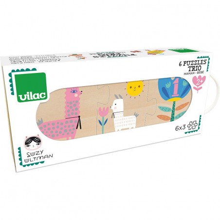 Puzzle Trio Maman-Bébé Suzy Ultman - Vilac