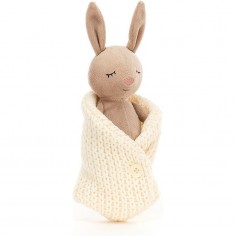 Peluche lapin endormi Cosy de - 18cm - Jellycat