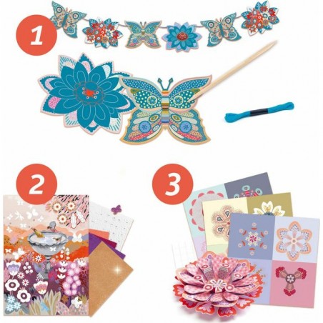 Coffret d'activités créatives Djeco - Flower Box