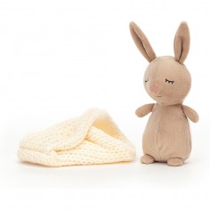 Peluche lapin endormi Cosy de - 18cm - Jellycat 2