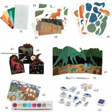 Coffret d'activités créatives Djeco - Dino Box