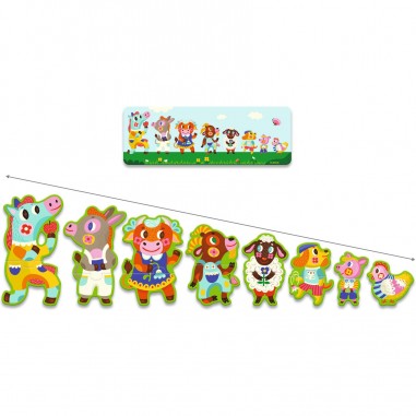 Puzzle Grands & petits à la ferme - Jeu éducatif - Djeco