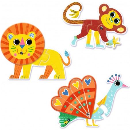 Puzzle Articulo Animaux - Jeu éducatif - Djeco