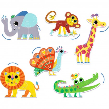 Puzzle Articulo Animaux - Jeu éducatif - Djeco