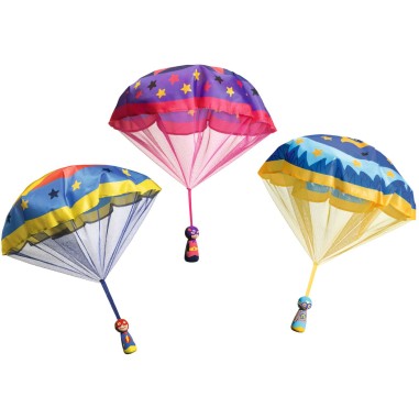 Parachutistes Flying Heroes - Display 12pièces Jeu d'adresse - Djeco