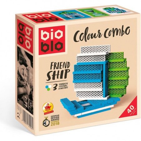 Mini box 40 briques bateau jeu de construction - Bioblo
