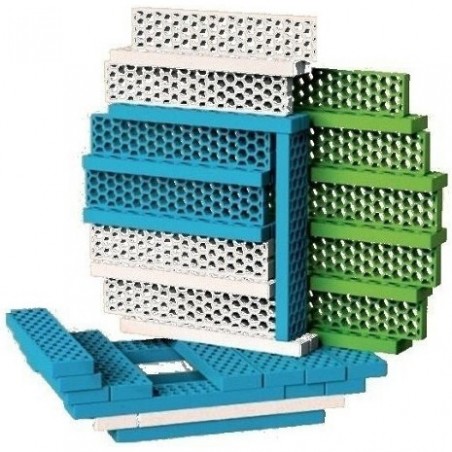 Mini box 40 briques bateau jeu de construction - Bioblo