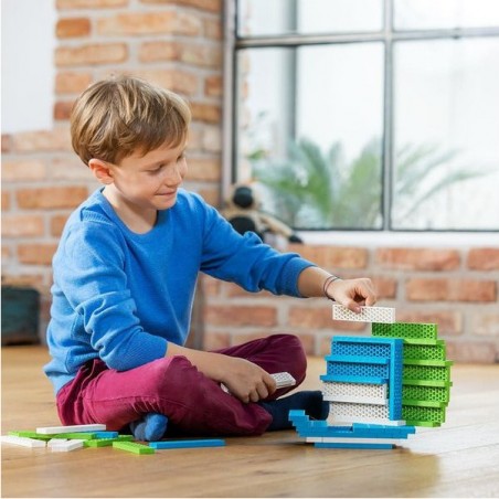 Mini box 40 briques bateau jeu de construction - Bioblo