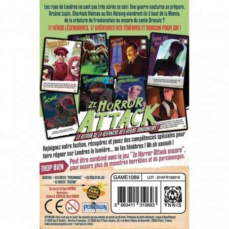 Ze Horror Attack - Jeu de Cartes - Don't Panic Games