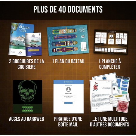 Dossiers Criminels - Disparition Aux Caraïbes - Jeux de société - Platonia Games