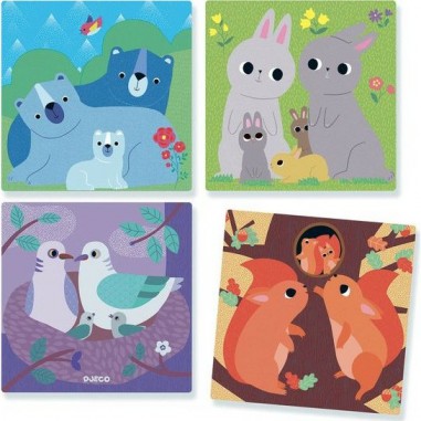 Puzzle en bois Djeco - Puzz Up Forest