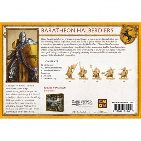 Le Trône de Fer: le Jeu de Figurines - Hallebardiers Barathéon - Jeux de figurines - Cmon