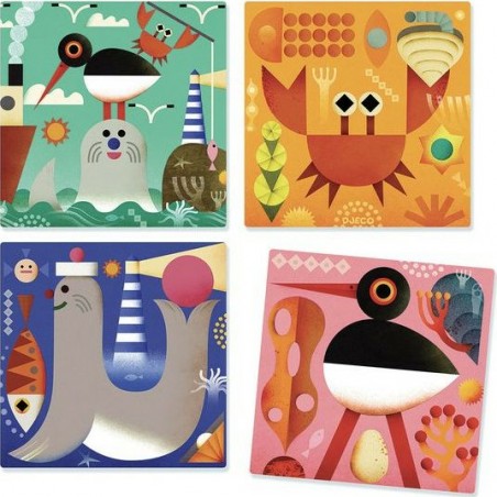 Puzzle en bois Djeco - Puzz Up Sea