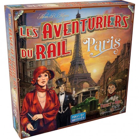 Les Aventuriers Du Rail : Paris - Jeux de société - Days Of Wonder