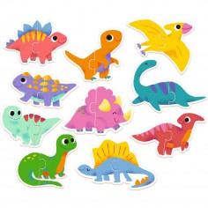 Puzzle duo - Dinos - Djeco 2