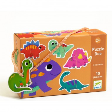 Puzzle duo - Dinos - Djeco