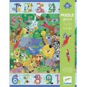 Puzzle géant 54 pièces "1 à 10 Jungle" - Djeco