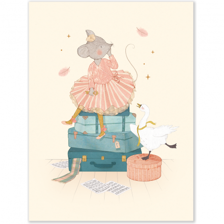Set de 3 affiches - La petite école de danse - Moulin Roty
