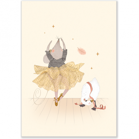 Set de 3 affiches - La petite école de danse - Moulin Roty