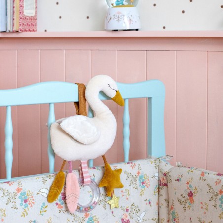 Peluche d'activités à suspendre Cygne - La petite école de danse - Moulin Roty
