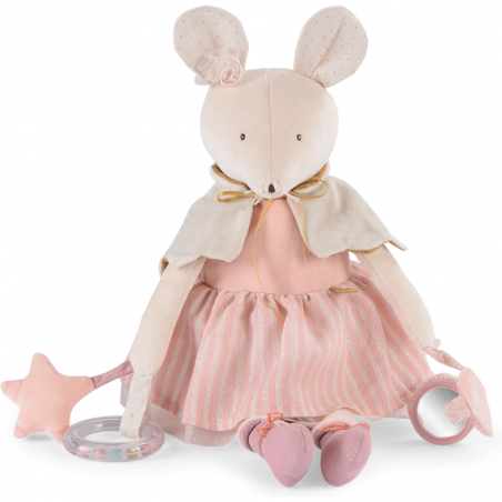 Grande peluche d'activités Souris - La petite école de danse - Moulin Roty