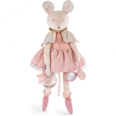 Grande peluche d'activités Souris - La petite école de danse - Moulin Roty